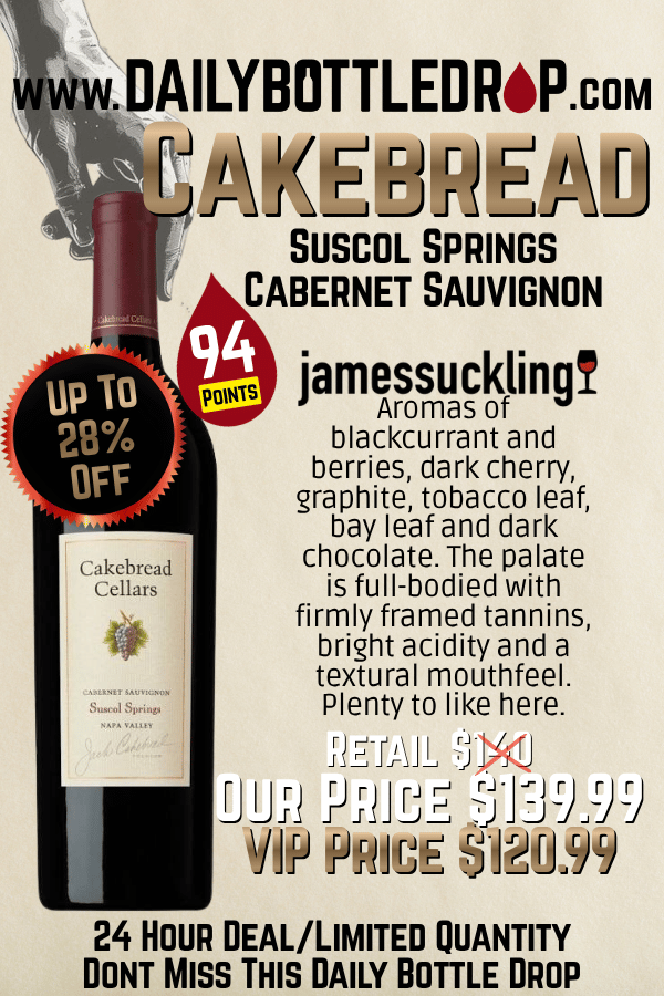 Cakebread Cellars Cabernet Sauvignon Suscol Springs Napa Valley