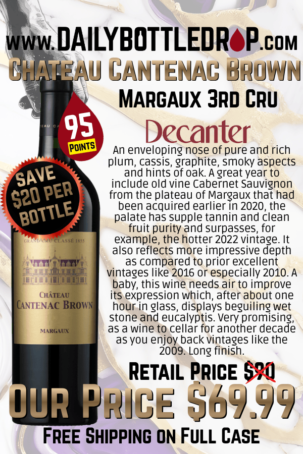 Chateau Cantenac Brown Margaux 3rd Cru