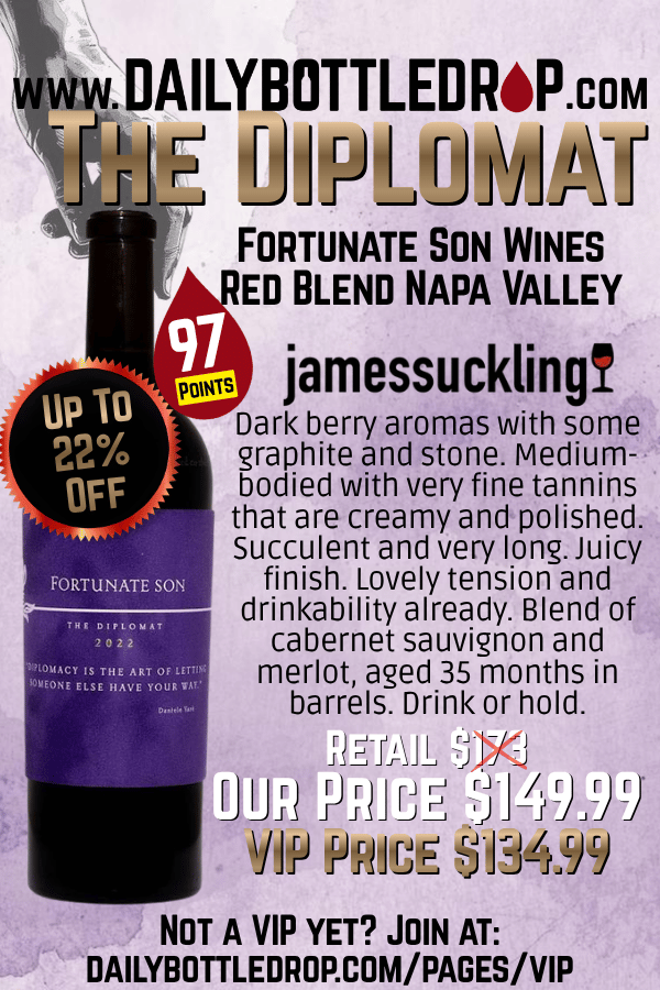 Fortunate Son Wines The Diplomat Red Blend Napa Valley