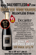 Shafer Vineyards Relentless Napa Valley Syrah