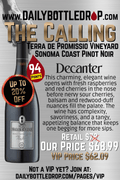 The Calling Pinot Noir Terra de Promissio Vineyard Sonoma Coast 2021